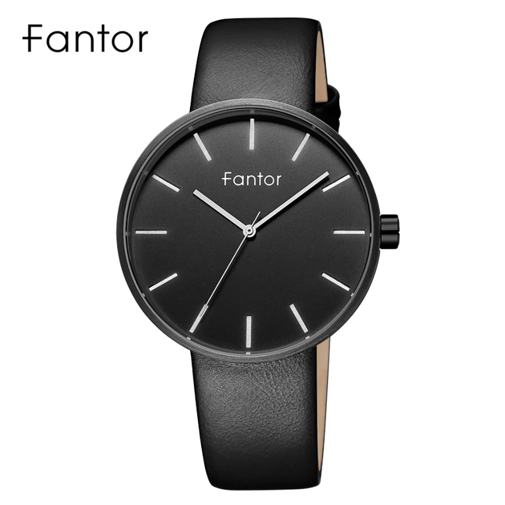 Black Whatch Fantor Brand Simple Minimalist Men Watch Slim Thin Leather Strap Wristwatch Fashion Casual Quartz Watches
Black Whatch Fantor Brand Simple Minimalist Men Watch Slim Thin Leather Strap Wristwatch Fashion Casual Quartz Watches