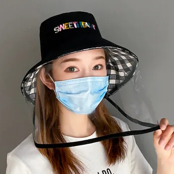 COKK New Bucket Hats Women Anti-spitting Cover Face Panama Men Women Outdoor Anti-droplet Sunscreen Sun Hat 
COKK New Bucket Hats Women Anti-spitting Cover Face Panama Men Women Outdoor Anti-droplet Sunscreen Sun Hat