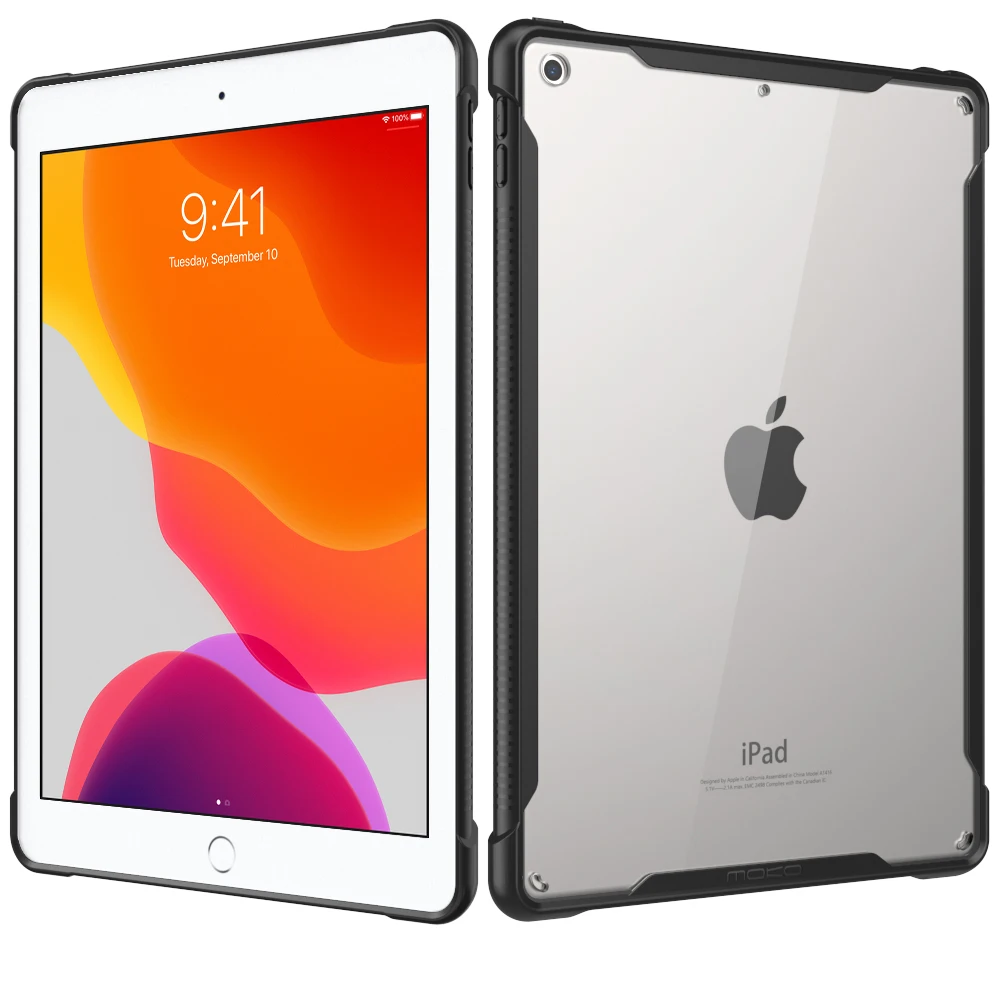MoKo Case For New 2019 iPad 10.2,Anti-Scratch Transparent Hard PC Back and Shock Absorption Flexible TPU Soft Edge Bumper Slim
MoKo Case For New 2019 iPad 10.2,Anti-Scratch Transparent Hard PC Back and Shock Absorption Flexible TPU Soft Edge Bumper Slim
