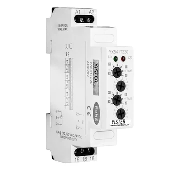 YX541T Modular Time Relay Asymmetric Cycle Timer SPDT Relay Electronic Repeat Mini Power Switch 220V 5A 16A
YX541T Modular Time Relay Asymmetric Cycle Timer SPDT Relay Electronic Repeat Mini Power Switch 220V 5A 16A