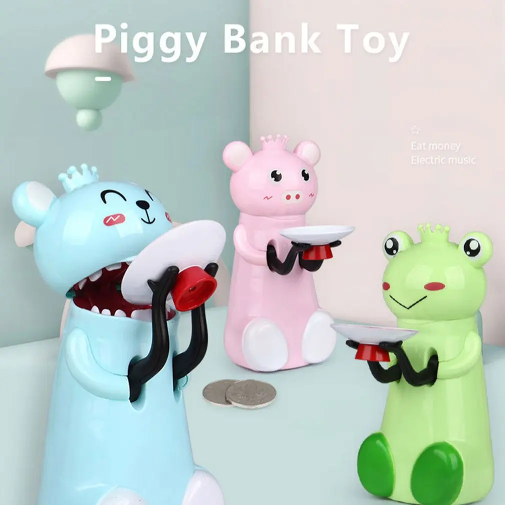 automatic music money box coin piggy bank money saving box gift