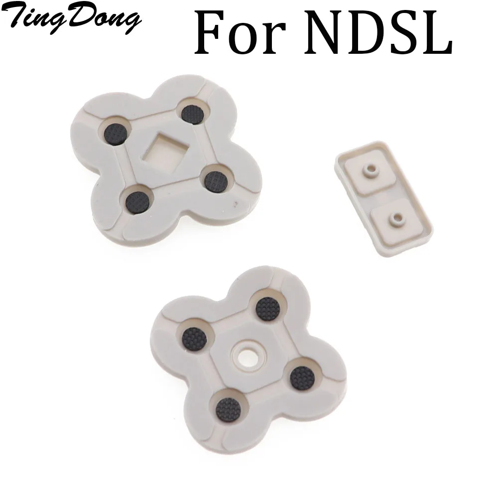 

TingDong For DS Lite Conductive Rubber Button Pad Set Replacement Part For NDSL DSL Silicon Buttons