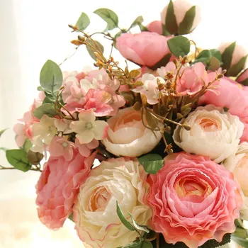 9 Heads Silk Lotus Roses Bride Bouquet Wedding Christmas Decoration For Home Vase Ornamental Flowerpot Artificial Flowers
9 Heads Silk Lotus Roses Bride Bouquet Wedding Christmas Decoration For Home Vase Ornamental Flowerpot Artificial Flowers