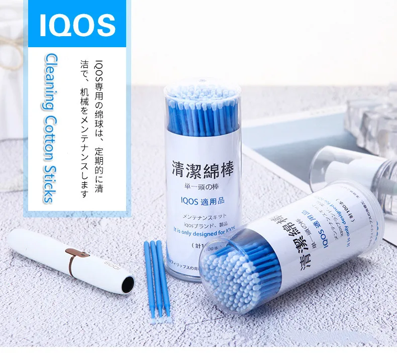 100PCS/BOTTLE Cleaning Cotton Sticks Clean Kit Tools for IQOS 2.4 Plus For IQOS 3.0 Accessories
100PCS/BOTTLE Cleaning Cotton Sticks Clean Kit Tools for IQOS 2.4 Plus For IQOS 3.0 Accessories