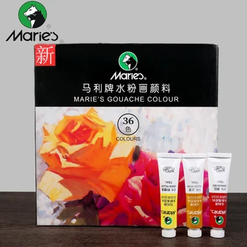 Marie's gouache pigment set 24 color support pigment beginner children 36 color pupil painting graffiti washable Art supplies
Marie's gouache pigment set 24 color support pigment beginner children 36 color pupil painting graffiti washable Art supplies