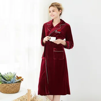 Velour Women Kimono Gown Robe Burgundy Long Sleeve Soft Winter Sleepwear Nightgown Autumn Casual Bathrobe Nightwear
Velour Women Kimono Gown Robe Burgundy Long Sleeve Soft Winter Sleepwear Nightgown Autumn Casual Bathrobe Nightwear