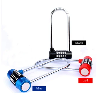Zinc Alloy Bike U-shape Anti-theft Lock Combination Digit Password Code Door Lock Extra Long Cabinet Door Padlock for Gym School
Zinc Alloy Bike U-shape Anti-theft Lock Combination Digit Password Code Door Lock Extra Long Cabinet Door Padlock for Gym School