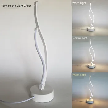 Spiral LED Table Lamp Contemporary Desk Lamp, Nightstand Light Lighting 1.5m Cable for Home Office (White Body)
Spiral LED Table Lamp Contemporary Desk Lamp, Nightstand Light Lighting 1.5m Cable for Home Office (White Body)