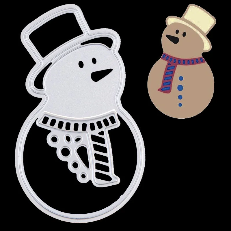 Christmas Snowman Cutting Dies Cut Metal Scrapbooking Stencils Nesting Die for DIY Embossing Photo Album DIY Paper Cards Making
Christmas Snowman Cutting Dies Cut Metal Scrapbooking Stencils Nesting Die for DIY Embossing Photo Album DIY Paper Cards Making