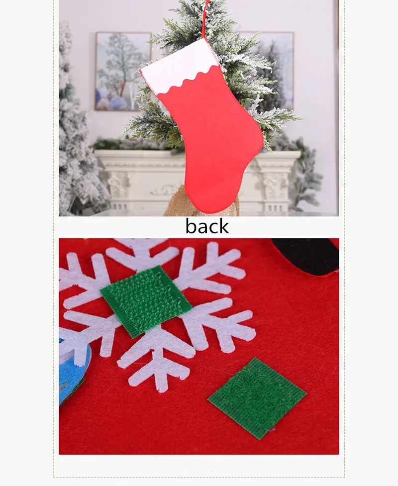 gifts diy candy bags christmas tree decorations santa claus