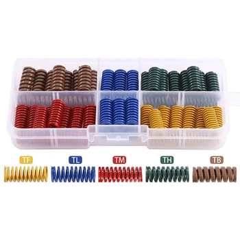 50Pcs 5 Colors 8x20mm Light Load Compression Mould Die Spring Set Compatible with 3D Printer Ender 3 Stock Bed Leveling
50Pcs 5 Colors 8x20mm Light Load Compression Mould Die Spring Set Compatible with 3D Printer Ender 3 Stock Bed Leveling
