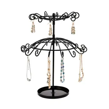 Double-layer Rotatable Display Iron Bracelet Necklace Jewelry Organizer Tree Hooks Storage Rack Stand Ring Dish Tray
Double-layer Rotatable Display Iron Bracelet Necklace Jewelry Organizer Tree Hooks Storage Rack Stand Ring Dish Tray