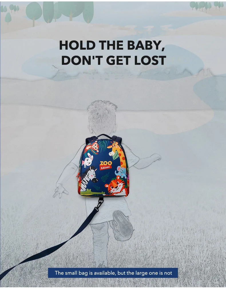 Edison 2020 New 3D Animal Children Backpacks Anti-lost Girl Boys Backpack Toddler Kids School Bags Kindergarten Cartoon Bag Edison 2020 New 3D Animal Children Backpacks Anti-lost Girl Boys Backpack Toddler Kids School Bags Kindergarten Cartoon Bag