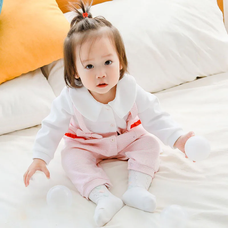 Newborns Romper Mock Two-Piece Suspender Strap Climbing Clothes Idea9280 Korean-style Embroidered Baby Onesie Ha Clothes
Newborns Romper Mock Two-Piece Suspender Strap Climbing Clothes Idea9280 Korean-style Embroidered Baby Onesie Ha Clothes