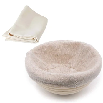 Bread Basket,Including Linen Cloth and Large Bread Cotton Anti-Wiping Cloth,Bread Making Tools Round Bread Bowl
Bread Basket,Including Linen Cloth and Large Bread Cotton Anti-Wiping Cloth,Bread Making Tools Round Bread Bowl