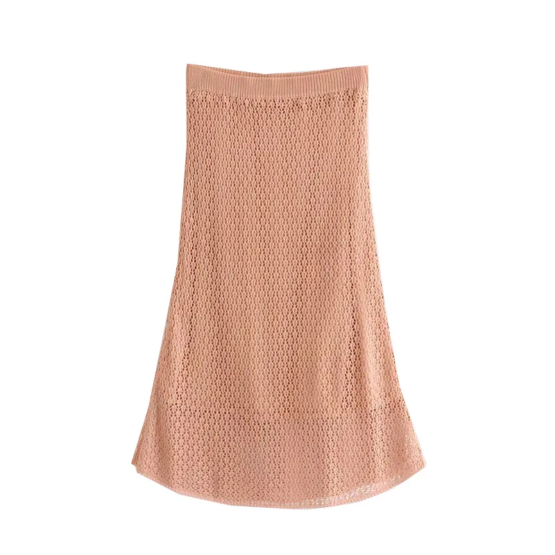 Foreign Trade Original Garment Summer New Products Fashion Crochet Elastic Waist Mid-length Skirt Women's High-waisted Explicit
Foreign Trade Original Garment Summer New Products Fashion Crochet Elastic Waist Mid-length Skirt Women's High-waisted Explicit