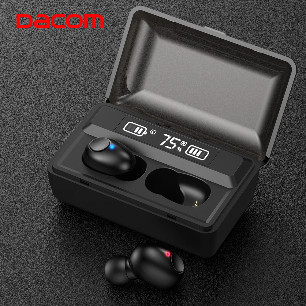 Фото DACOM T8 Беспроводные наушники с басами Bluetooth 5 0 Водонепроницаемые - купить