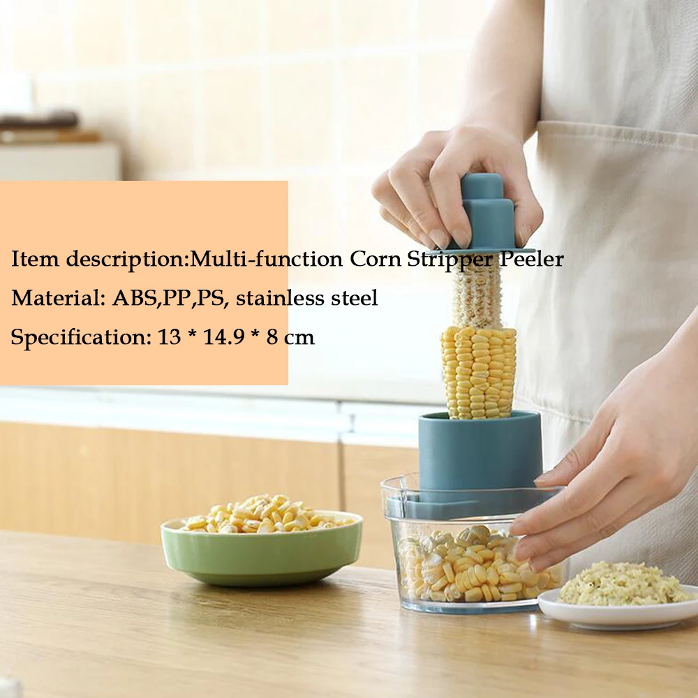 Multi-function Corn Stripper Peeler Corn Kernels Cob Remover Cutter Protecting Hand Gadgets Kitchen Cooking Accessories Tools
Multi-function Corn Stripper Peeler Corn Kernels Cob Remover Cutter Protecting Hand Gadgets Kitchen Cooking Accessories Tools