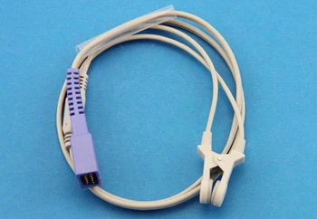 Free Shipping Ear Clip OXIMAX DB9 Nellcor DS-100A spo2 sensor 1M,9Pin,