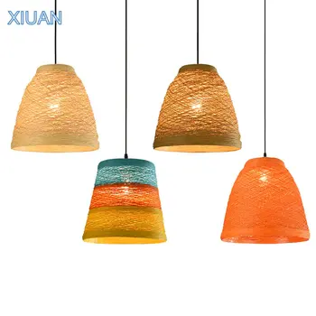 Creative Bamboo Wicker Rattan Pendant Lamp Handmade Vine Lampshade LED E27 Hanging Light for Restaurant Living Room Hotel Lustre
Creative Bamboo Wicker Rattan Pendant Lamp Handmade Vine Lampshade LED E27 Hanging Light for Restaurant Living Room Hotel Lustre