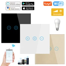 FLKL Wifi Bluetooth Smart Dimmer Switch Glass Panel With Led Light Support For Google Home/Alexa&Amp Echo Dot Touch Switch
FLKL Wifi Bluetooth Smart Dimmer Switch Glass Panel With Led Light Support For Google Home/Alexa&Amp Echo Dot Touch Switch