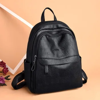Fashion Soft Pu Leather Backpack Female Women's 2020 Bag for Girl Ladies Designer Luxury Unique Cool Casual Stylish College
Fashion Soft Pu Leather Backpack Female Women's 2020 Bag for Girl Ladies Designer Luxury Unique Cool Casual Stylish College