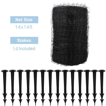 Anti Bird Catcher Netting Mesh With 14 Stakes Garden Fruit Plant Tree Pond Protection Netting Anti Bird Net Preventing Crop
Anti Bird Catcher Netting Mesh With 14 Stakes Garden Fruit Plant Tree Pond Protection Netting Anti Bird Net Preventing Crop