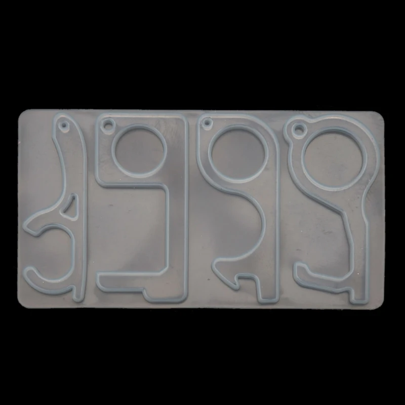 Zero Touch Keychain Resin Casting Mold Open Door Helper Contactless Assistant Safety Keychain Mold Jewelry Making Tools
Zero Touch Keychain Resin Casting Mold Open Door Helper Contactless Assistant Safety Keychain Mold Jewelry Making Tools