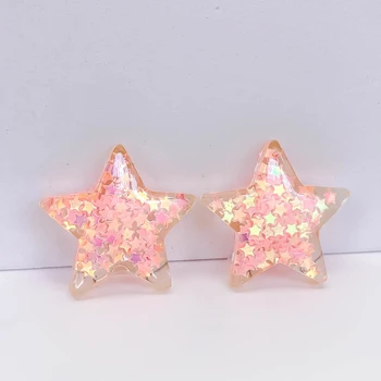 Resin Plastic Flat Back Star Spacer Pendant Earring Base Accessories Jewelry Component Diy Handmade Material 10pcs
Resin Plastic Flat Back Star Spacer Pendant Earring Base Accessories Jewelry Component Diy Handmade Material 10pcs