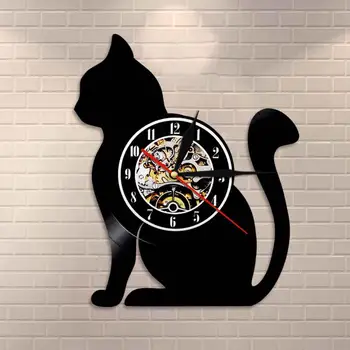 Sitting Cat Silhouette Wall Clock Cat Vinyl Record Clock Unique Cat Gift For Cat Lovers Pussycat Home Decor Vinyl Record Art
Sitting Cat Silhouette Wall Clock Cat Vinyl Record Clock Unique Cat Gift For Cat Lovers Pussycat Home Decor Vinyl Record Art