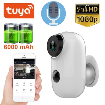 1080P Tuya IP65 Waterproof Outdoor Security IP Camera Smart Life APP Wireless WiFi Remote monitoring 6000Mah Smart Camera
1080P Tuya IP65 Waterproof Outdoor Security IP Camera Smart Life APP Wireless WiFi Remote monitoring 6000Mah Smart Camera