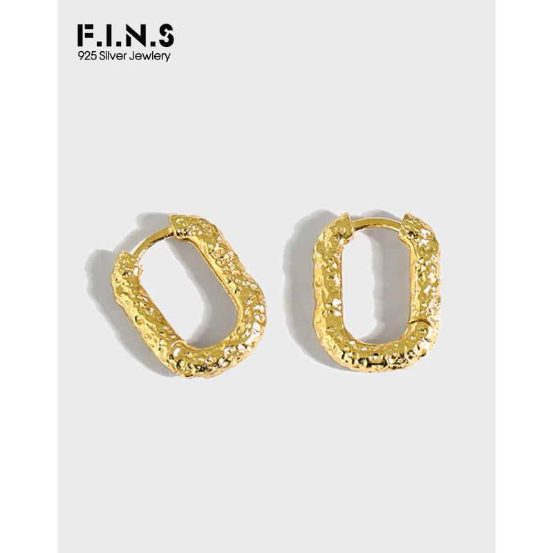 F.I.N.S Simple INS Geometric Oval Small Circle Uneven S925 Sterling Silver Hoop Earrings Real Silver 925 Earlobe Hoops Buckle
F.I.N.S Simple INS Geometric Oval Small Circle Uneven S925 Sterling Silver Hoop Earrings Real Silver 925 Earlobe Hoops Buckle