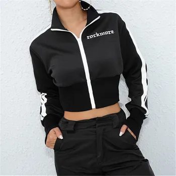 YYXZ Autumn Jackets Fashion Cute Embroidery Letters Contrast Color Long Sleeve Black SML Woman Casual Short Jacket Lady Crop Top
YYXZ Autumn Jackets Fashion Cute Embroidery Letters Contrast Color Long Sleeve Black SML Woman Casual Short Jacket Lady Crop Top