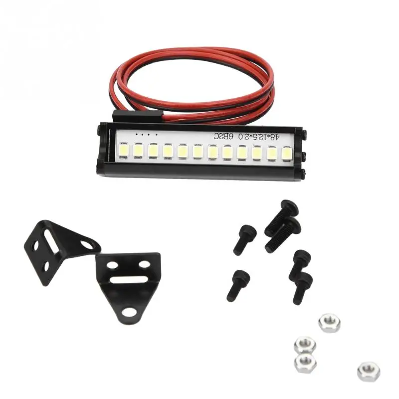 55mm RC LED Light Bar LEDs Lamp 1:10 RC Car Part for TRX4 90046 90048 SCX10 bright LED lights cool accessory for model car 2019
55mm RC LED Light Bar LEDs Lamp 1:10 RC Car Part for TRX4 90046 90048 SCX10 bright LED lights cool accessory for model car 2019