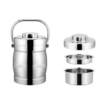 Stainless Steel Lunch Box 1.6L 28cm School Travel Double Layer Vacuum Thermal Food Container Bucket
Stainless Steel Lunch Box 1.6L 28cm School Travel Double Layer Vacuum Thermal Food Container Bucket