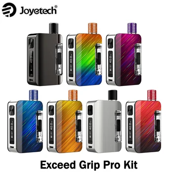 Original Joyetech Exceed Grip Pro Kit with 2.6ml EZ Cartridge 1000mAh Built-in Battery Fit EZ Coil E Cigarette Vaporizer Vaping
Original Joyetech Exceed Grip Pro Kit with 2.6ml EZ Cartridge 1000mAh Built-in Battery Fit EZ Coil E Cigarette Vaporizer Vaping