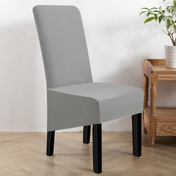 Solid Color Chair Covers Milk Wire Stretch Elastic Slipcovers Chair Covers Removable Anti-dirty For Dining Room Kitchen Banquet
Solid Color Chair Covers Milk Wire Stretch Elastic Slipcovers Chair Covers Removable Anti-dirty For Dining Room Kitchen Banquet