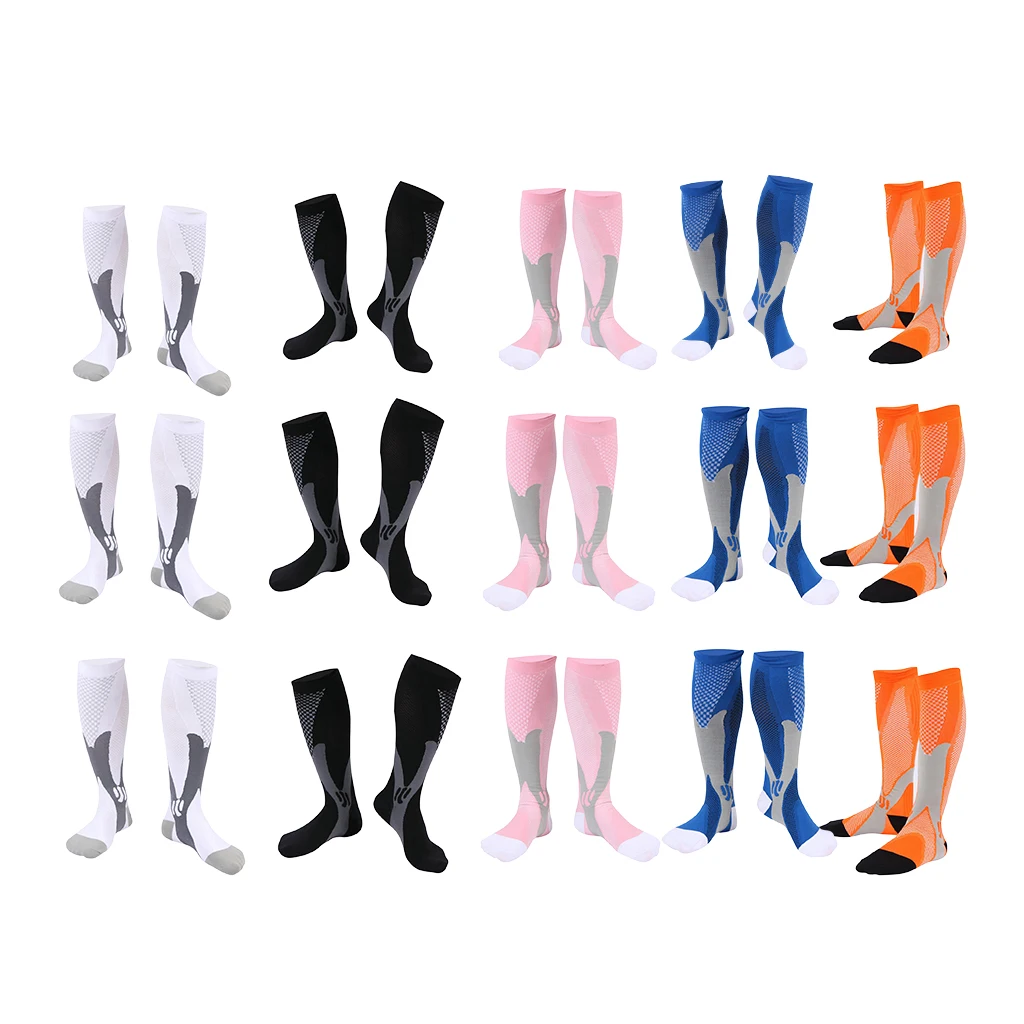 15Pair Compression Socks Knee High Stockings Sleeve Sneaker Socks 15Pair Compression Socks Knee High Stockings Sleeve Sneaker Socks