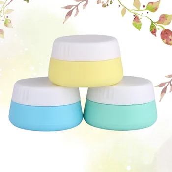 3pcs Silicone Cream Jars Portable Dispenser Cream Bottles Small Lotion Box Emulsion Jar for Home Travel (Mixed Color, 20ML)
3pcs Silicone Cream Jars Portable Dispenser Cream Bottles Small Lotion Box Emulsion Jar for Home Travel (Mixed Color, 20ML)