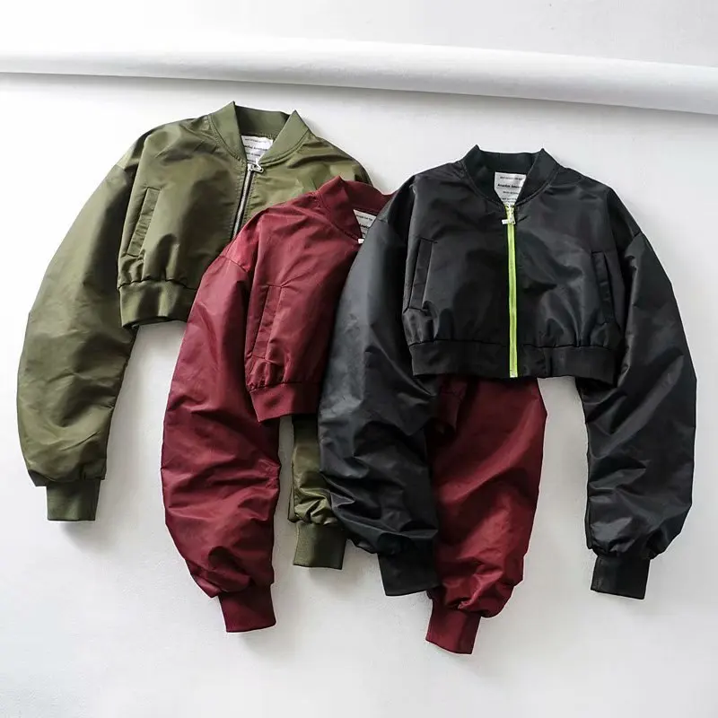 2020 Autumn New Style Female Design Paragraph Shirred Arm Short Coat High-waisted Navel Flight Jacket Fashion
2020 Autumn New Style Female Design Paragraph Shirred Arm Short Coat High-waisted Navel Flight Jacket Fashion