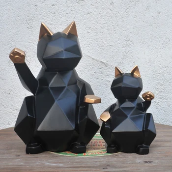ORIGAMI CRAFTS LUCKY CAT MINIATURE MODEL HOME DECORATION ACCESSORIES BLACK ANIMAL FIGURINE ORNAMENTS RESIN ARTESANATO DESK DECOR
ORIGAMI CRAFTS LUCKY CAT MINIATURE MODEL HOME DECORATION ACCESSORIES BLACK ANIMAL FIGURINE ORNAMENTS RESIN ARTESANATO DESK DECOR