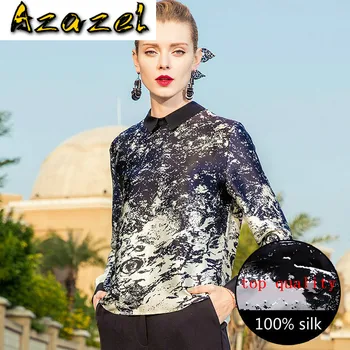 Women's Shirt 100% Real Pure Silk Blouse Clothes 2020 Korean Elegant Spring Blouses Print Women Tops OL Shirts ZT2254
Women's Shirt 100% Real Pure Silk Blouse Clothes 2020 Korean Elegant Spring Blouses Print Women Tops OL Shirts ZT2254