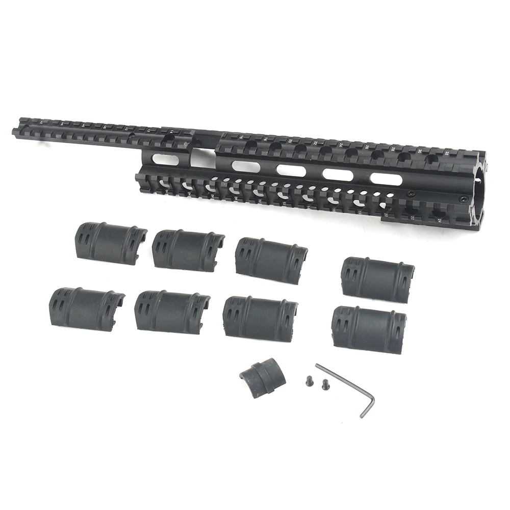 MNT-T228 Quad Rail Handguard Ruger 10/22 Commando AR Airsoft Aluminum Handguards With Interlocking System
MNT-T228 Quad Rail Handguard Ruger 10/22 Commando AR Airsoft Aluminum Handguards With Interlocking System