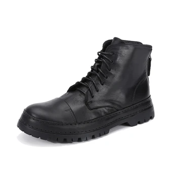 high top chelsea boots men High Quality Genuine Leather steel toe boots mens dress boots autumn winter British men shoes cowhide
high top chelsea boots men High Quality Genuine Leather steel toe boots mens dress boots autumn winter British men shoes cowhide