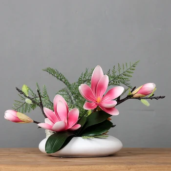 MODERN CERAMIC VASE+ARTIFICIAL FLOWER MAGNOLIA FLORAL SET HOME LIVINGROOM FURNISHING CRAFTS DINING TABLE FAKE FLOWERPOT DECOR
MODERN CERAMIC VASE+ARTIFICIAL FLOWER MAGNOLIA FLORAL SET HOME LIVINGROOM FURNISHING CRAFTS DINING TABLE FAKE FLOWERPOT DECOR