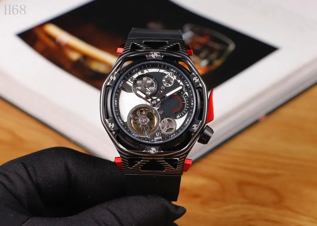 Top Skeleton Tourbillon Mechanical Watch Men Automatic Classic Black Rubber Mechanical Wrist Watches Reloj Hombre 2019 Luxury
Top Skeleton Tourbillon Mechanical Watch Men Automatic Classic Black Rubber Mechanical Wrist Watches Reloj Hombre 2019 Luxury