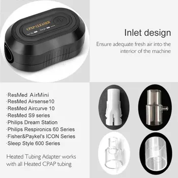 CPAP Cleaner and Sanitizer Portable Mini CPAP Cleaner Disinfector CPAP Air Tubes Clean CPAP Equipment and Mask Cleaner
CPAP Cleaner and Sanitizer Portable Mini CPAP Cleaner Disinfector CPAP Air Tubes Clean CPAP Equipment and Mask Cleaner