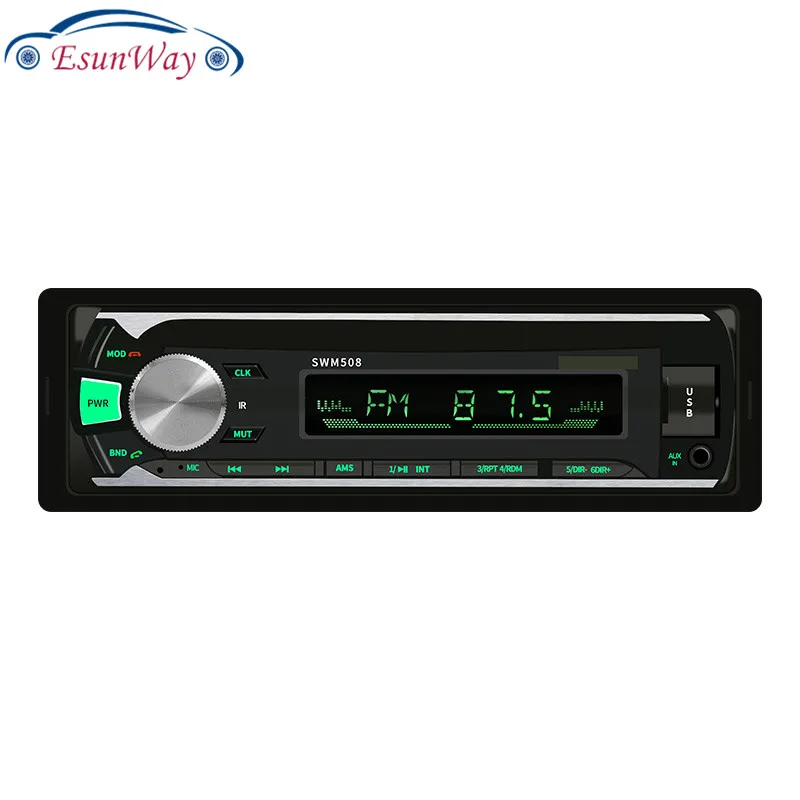 508 Bluetooth Car Stereo MP3 Player USB Audio Copy FM Radio Head Unit Receiver Read Cards and U Disks Audio AUX Function
508 Bluetooth Car Stereo MP3 Player USB Audio Copy FM Radio Head Unit Receiver Read Cards and U Disks Audio AUX Function