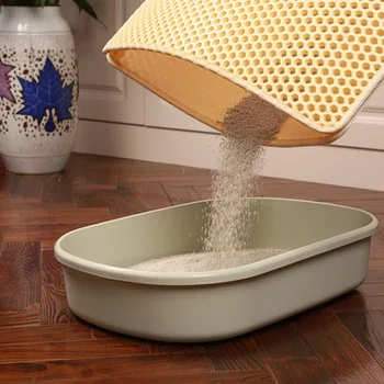 Cat Litter Trapping Mat Honeycomb Double Layer Design Urine and Water Proof Material Scatter Control Easier to Clean
Cat Litter Trapping Mat Honeycomb Double Layer Design Urine and Water Proof Material Scatter Control Easier to Clean