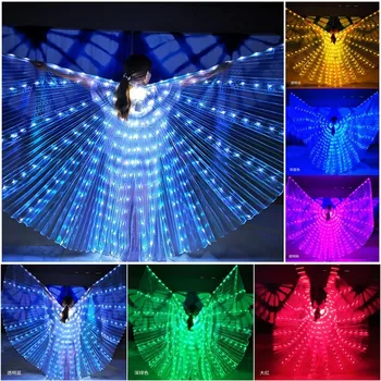 Luminous Dance Wings LED Isis Wings Bellydance Costumes Performance Dancing Belly Dance Cloak Prop LED Clothes Neon Party
Luminous Dance Wings LED Isis Wings Bellydance Costumes Performance Dancing Belly Dance Cloak Prop LED Clothes Neon Party